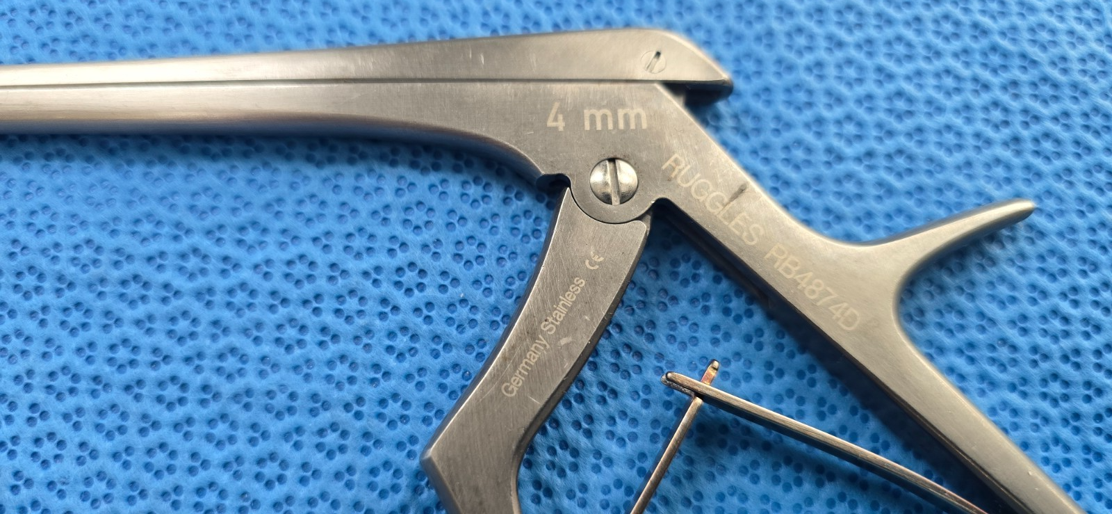 Ruggles Redmond RB4874D Stealth Kerrison Rongeurs 4mm Up 8" x40 Degree Angled