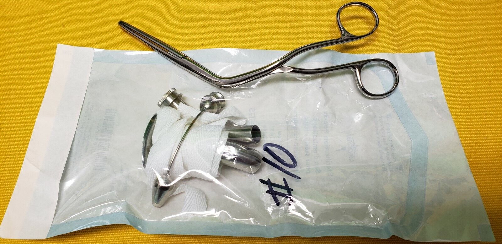 Pilling Surgical Ent Jackson Tracheal Tube #10 with Magill Forceps 6"