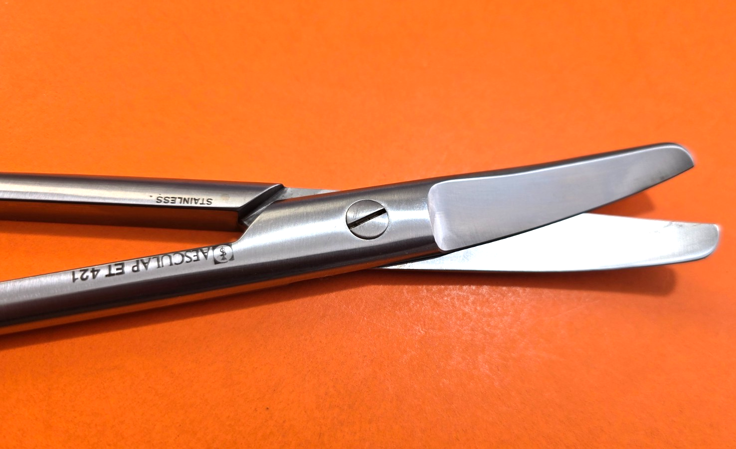 Aesculap ET 421 Surgical Dubois Scissors 10.5" Curved Blunt Tips