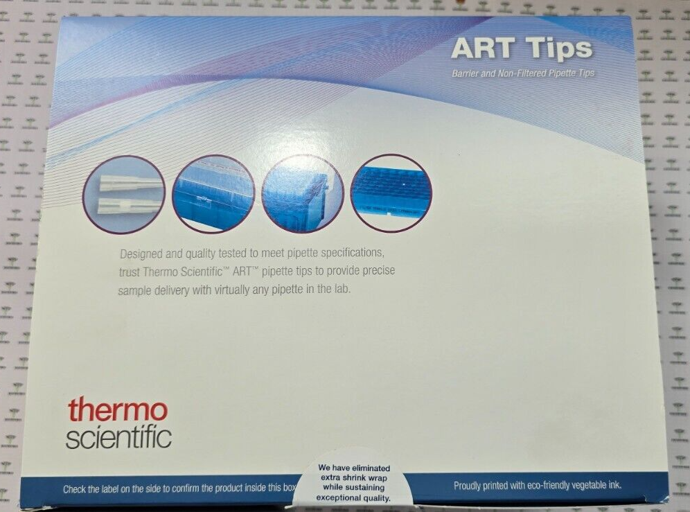 Thermo Scientific ART 1000µL filtered Pipette tip, 2779-05 Sterile 8 Racks/Pack