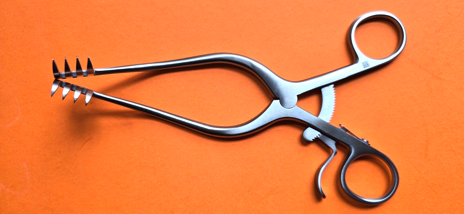 BOSS 73-1197 Surgical Orthopedic Adson Cerebral Retractor 7.5" Sharp 4x4 Prongs