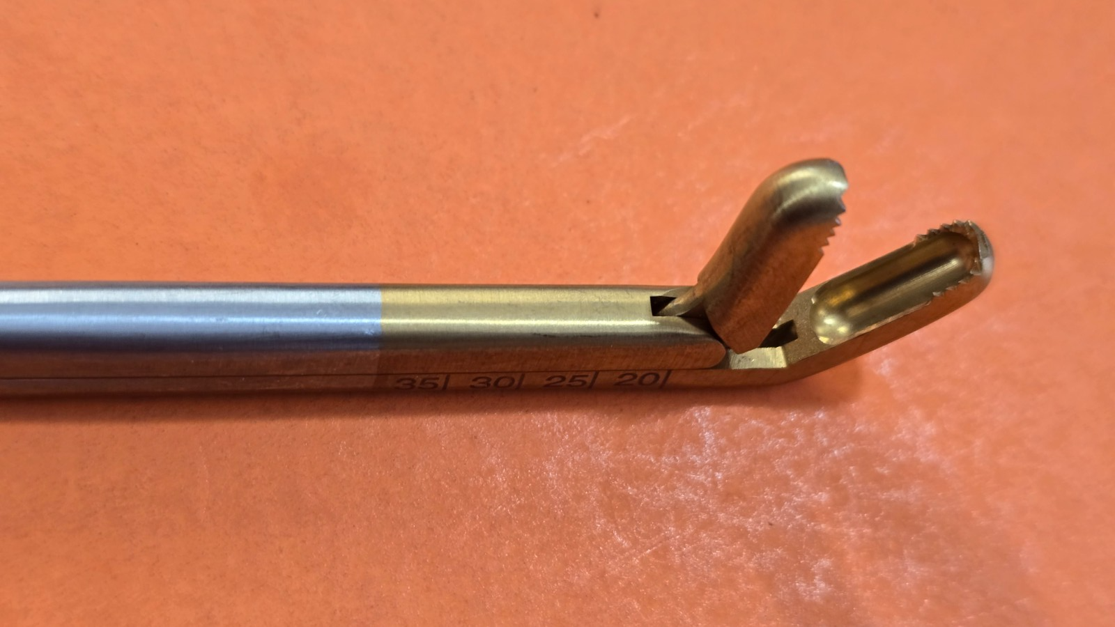 K Medic KM 84-9018 Orthopedic Rongeurs 13" shaft 5.0mm Up Angle Graduated