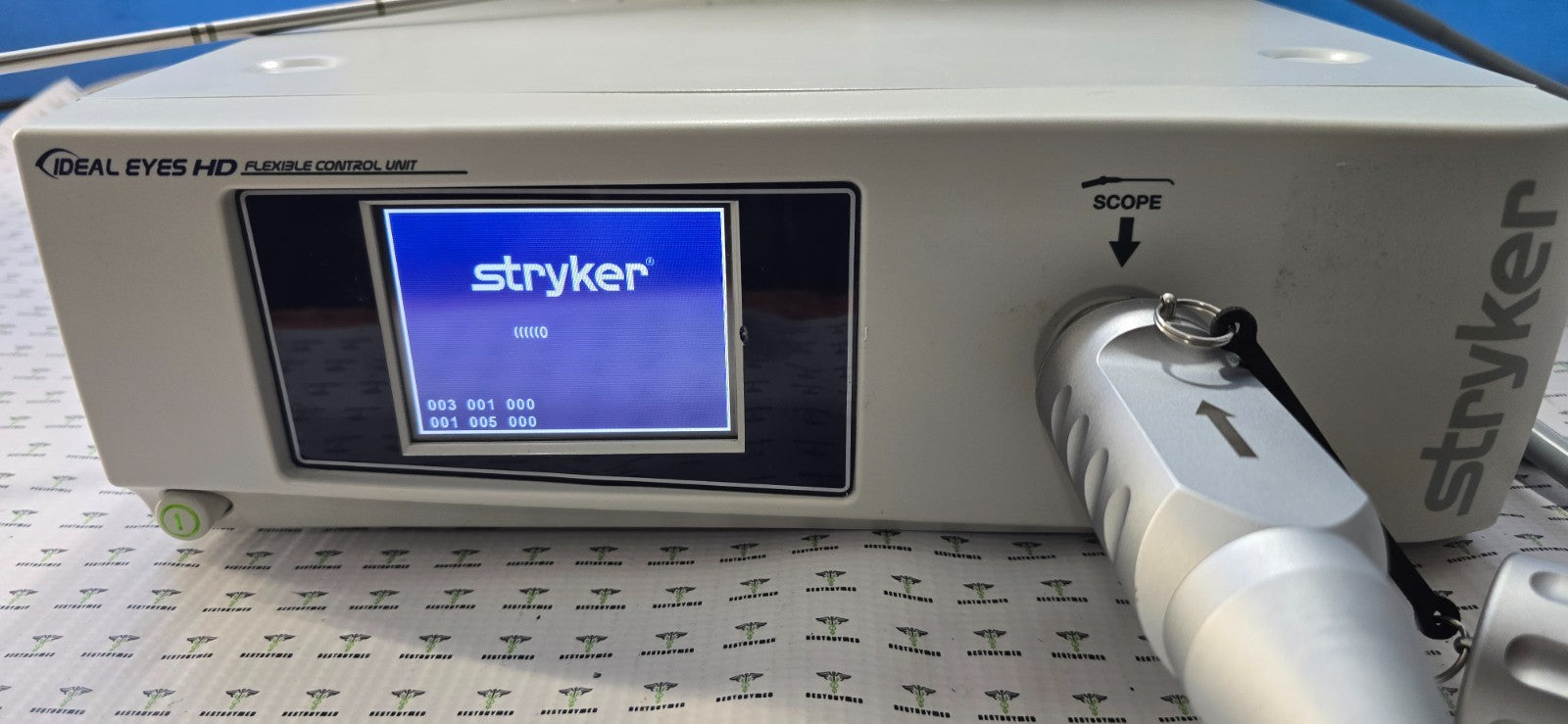 Stryker 0502110-145 Articulating Laparoscope 5mm x 0* & HD Control Unit