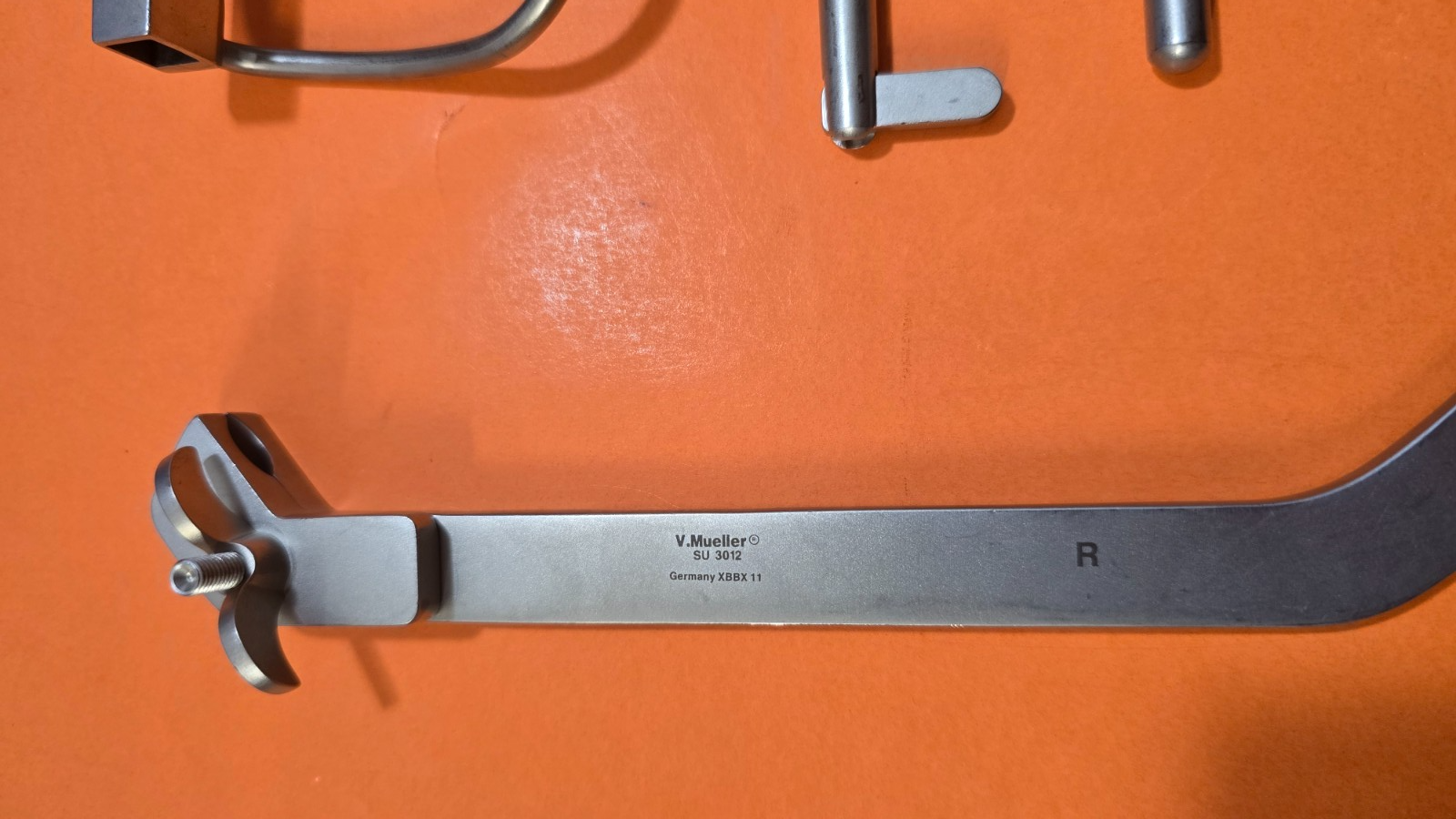 V.Mueller SU 3062 Surgical Balfour Abdominal Retractor W-Blades & SU3012 Arm