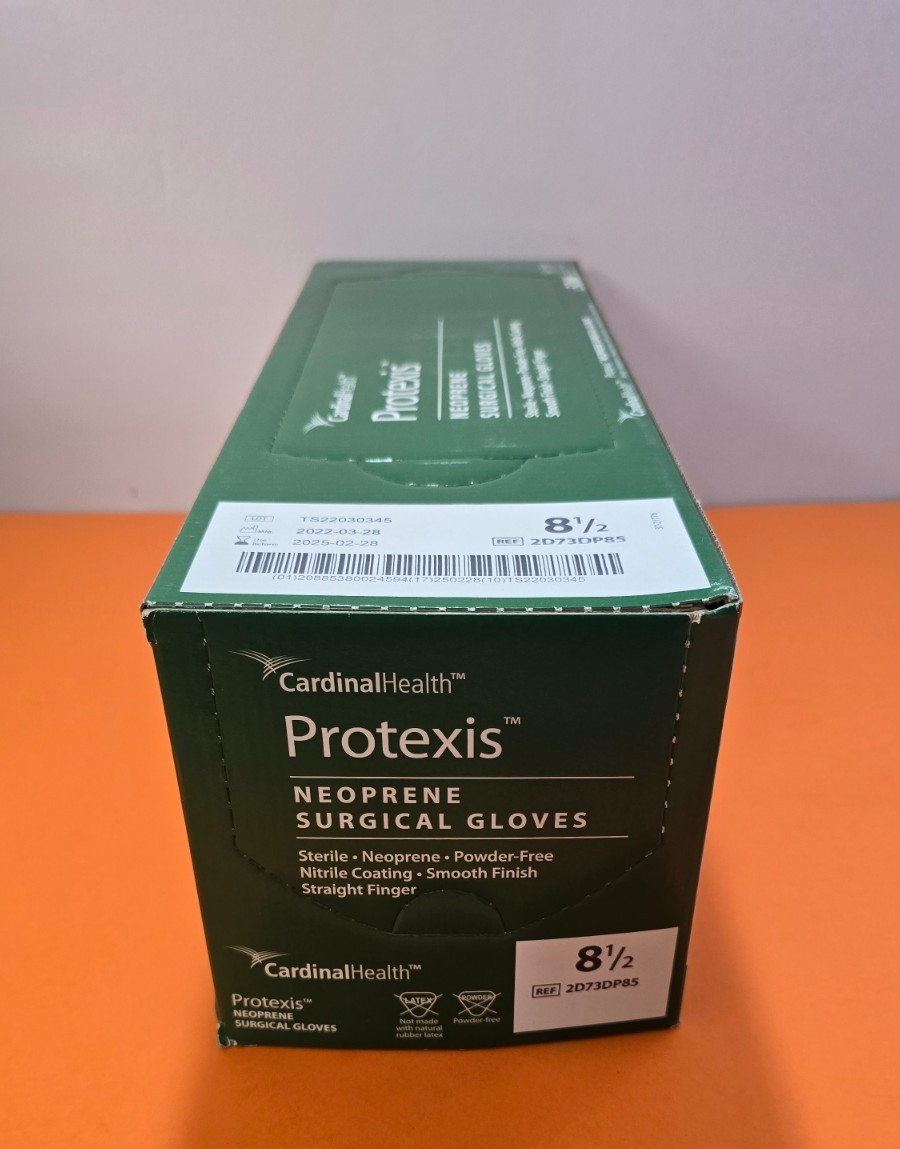 50-Pairs Cardinal Neoprene Surgical Glove REF: 2D73DP85 Surgical Gloves