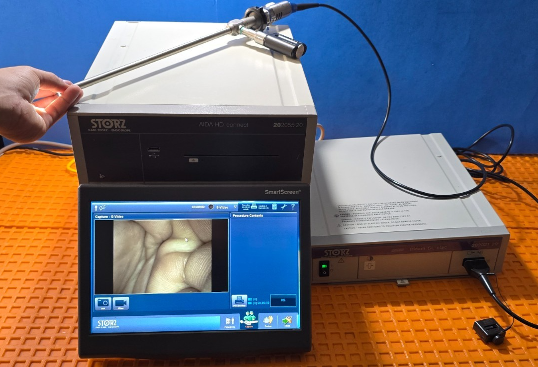 Karl Storz tricam 20221140 Camera, Processor 20222120, AIDA HD Connect 20205520