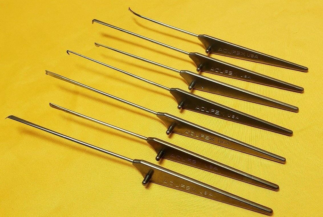 Acufex Arthroscopy & Sports Medicine Hook,Probe and Knives Set of 7