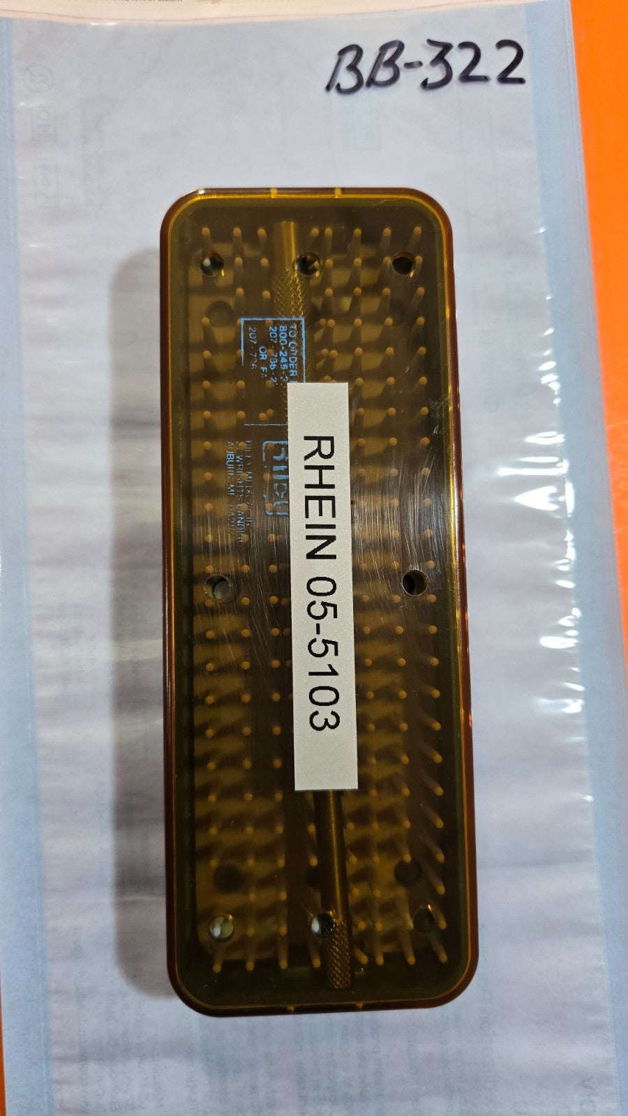 Rhein Surgical Diamond Knife REF: 05- 5103 Angled Diamond Blade.