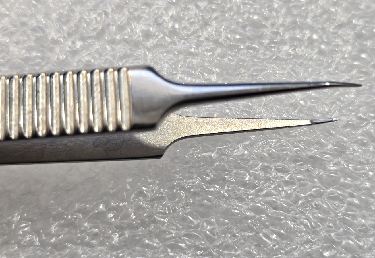 Turtle Surgical McPherson Bipolar Forceps 3" Angle Tip with Bipolar Cord