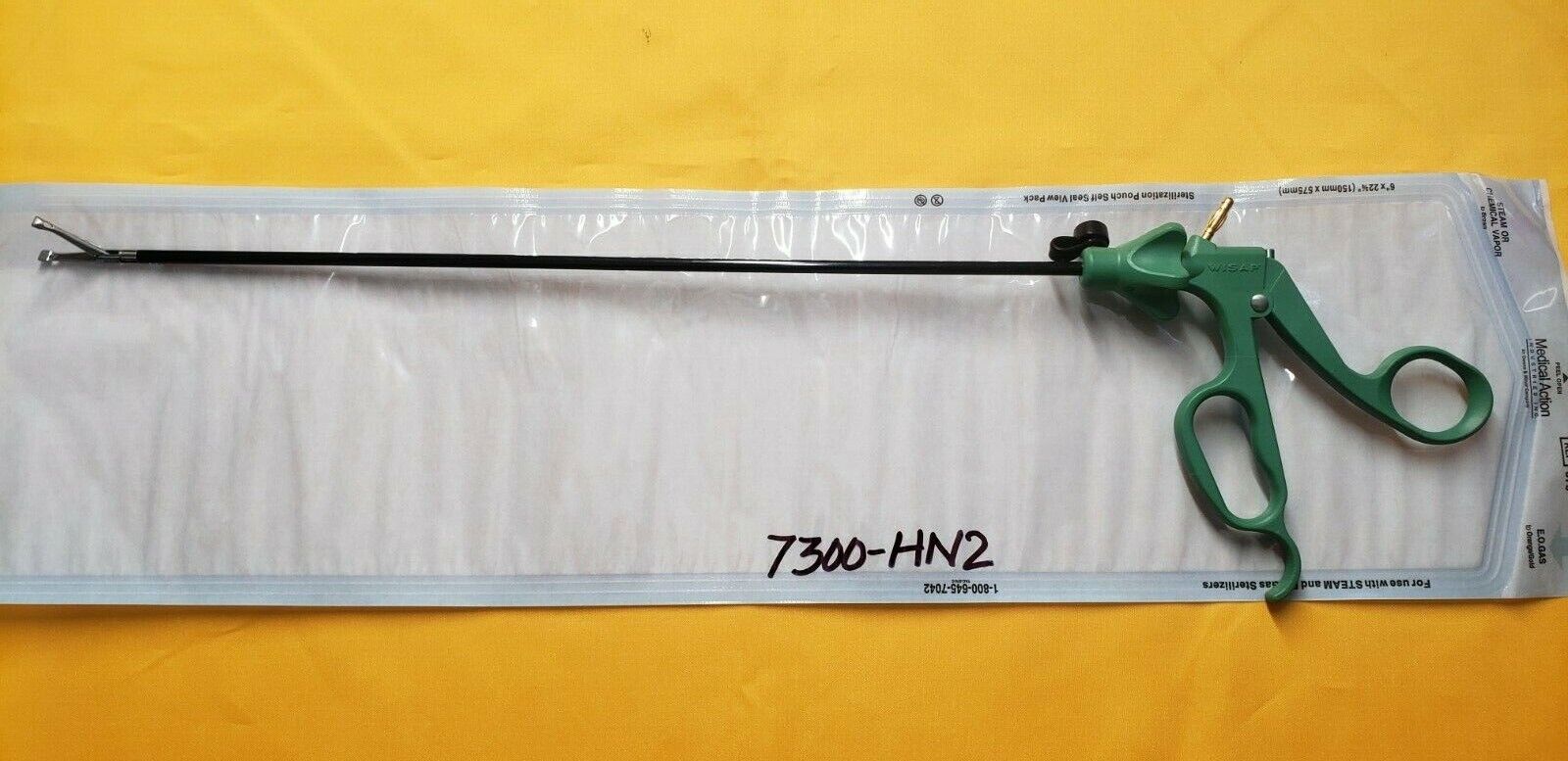 WISAP Surgical Laparoscopic Monopolar Grasping Forceps 5mmx35cm