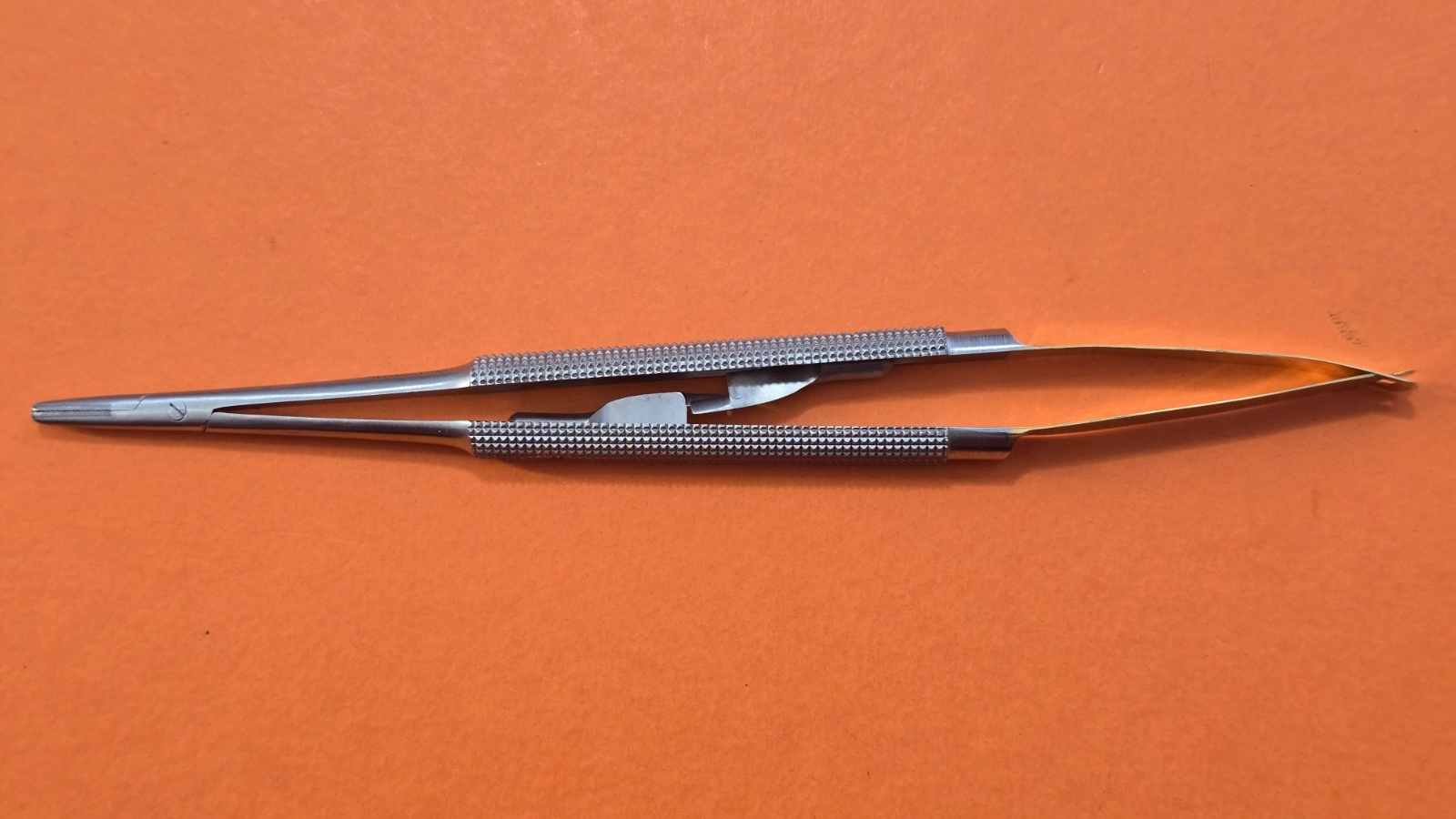 Turtle Surgical TC Castroviejo Needle Holder, 6" W-Lock Straight