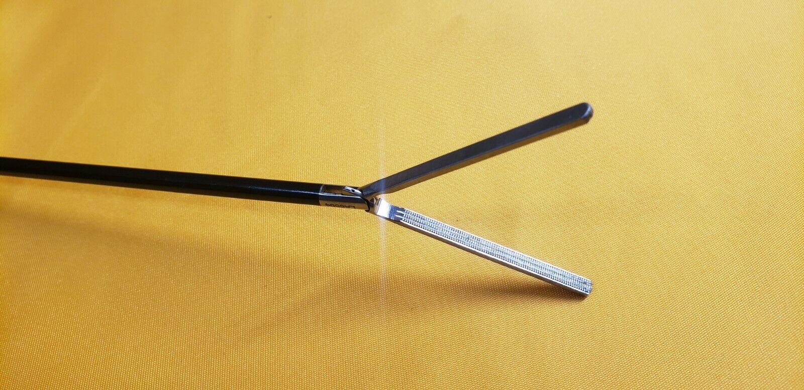 V. Mueller LA6504 Laparoscopic Debakey Forceps 5mm x 37cm Ratchet Handle