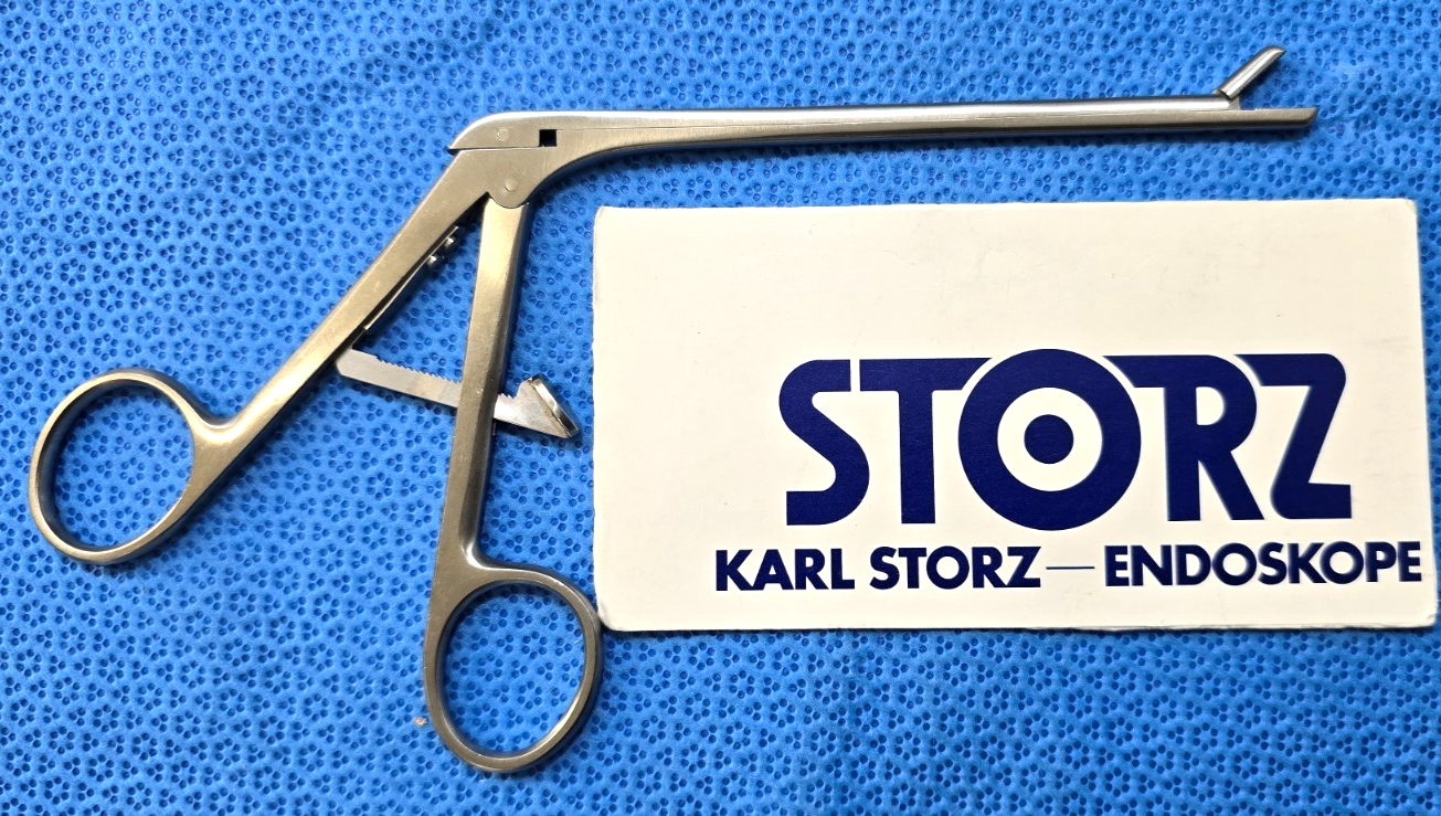 Karl Storz Surgical Meniscus Grasping Forceps with Ratchet 6"