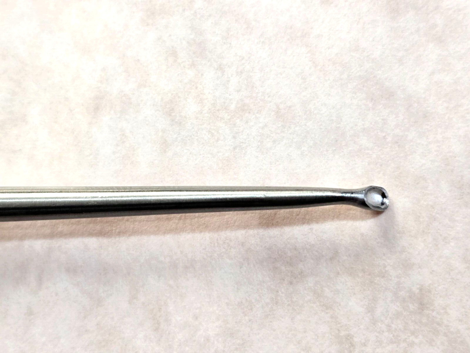 V.Mueller U-0203 Neuro/Spine Curette Oval Cup 10" Size #3/0 Down Angled