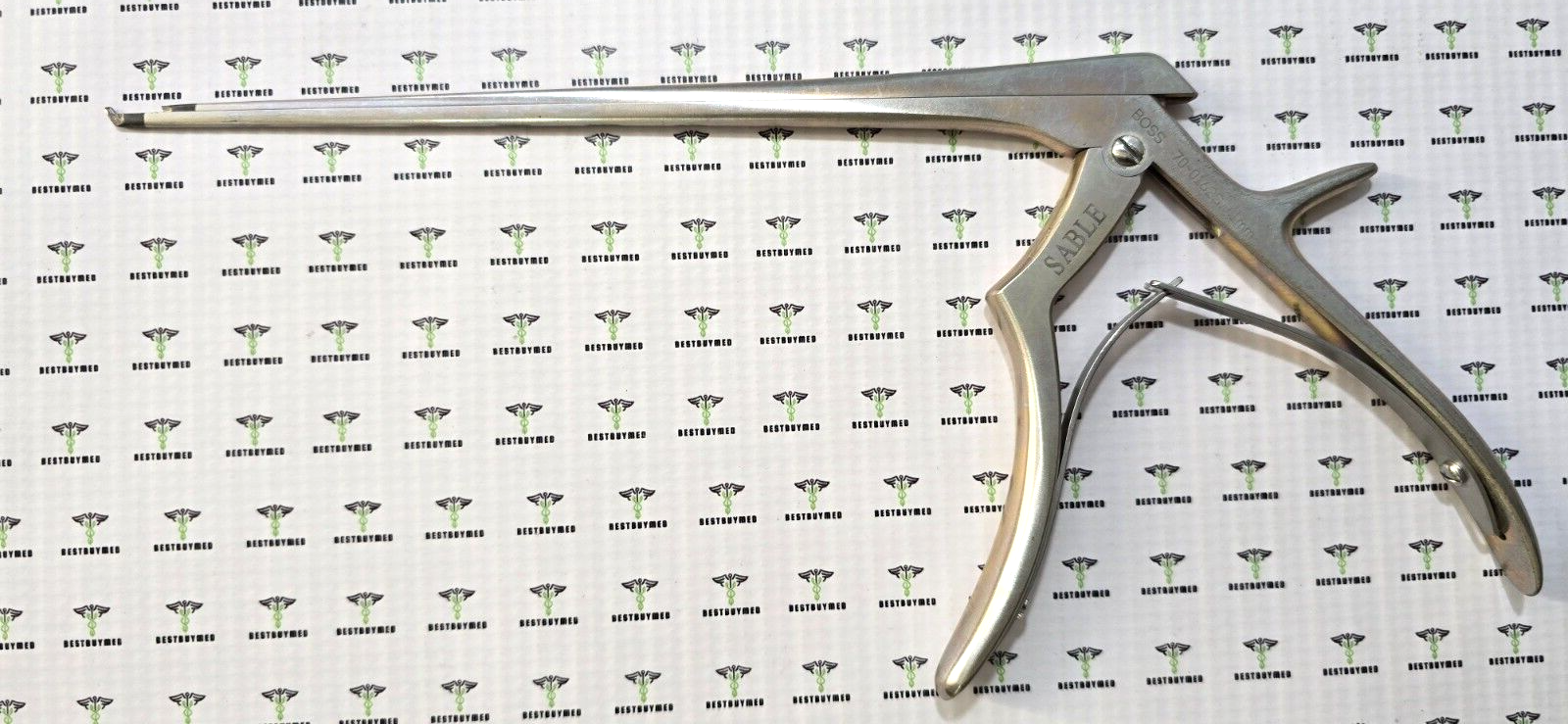 BOSS 70-0162S Orthopedic Micro Kerrison Rongeurs 8" Shaft 40 Degree Up 1mm Bite