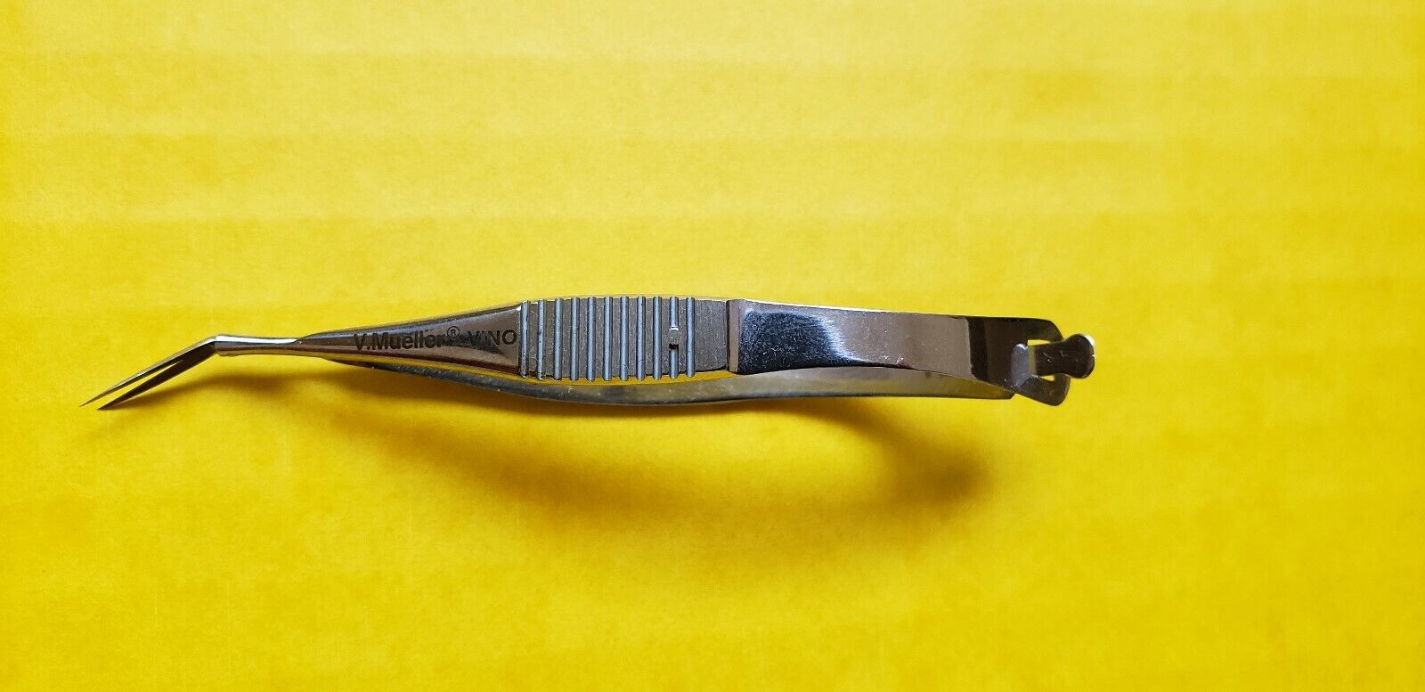 V. Mueller OP9070-051 Surgical Ophthalmic Vannas Micro Scissors,3.5" Angled