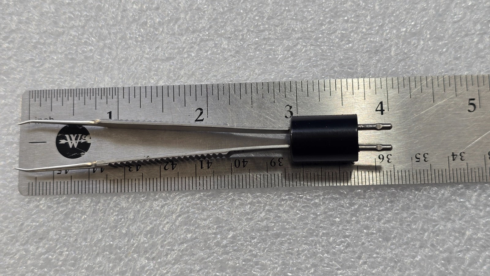 Turtle Surgical McPherson Bipolar Forceps 3" Angle Tip with Bipolar Cord