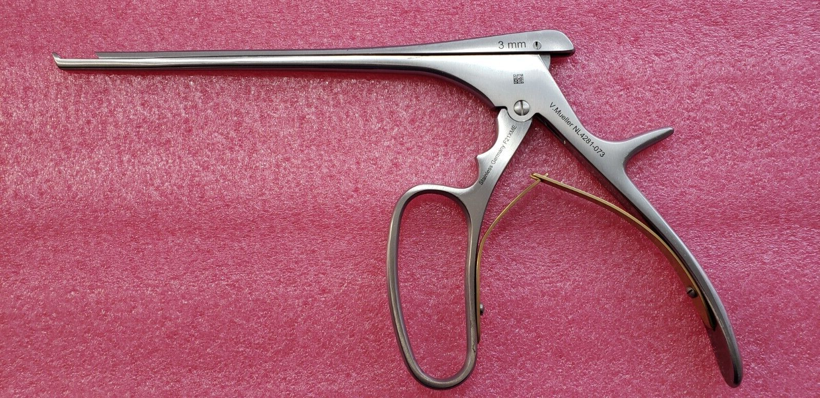 V.Mueller NL4281-073 Orthopedic Ferris Smith Kerrison Rongeur 3mm 40 Deg Up