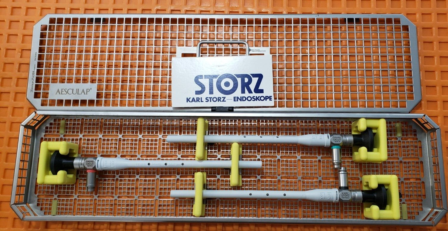 Karl Storz 7230FA, 7230BA, 2871AWA Arthroscope 4mm x 30* ,45*,0* degree Set of 3