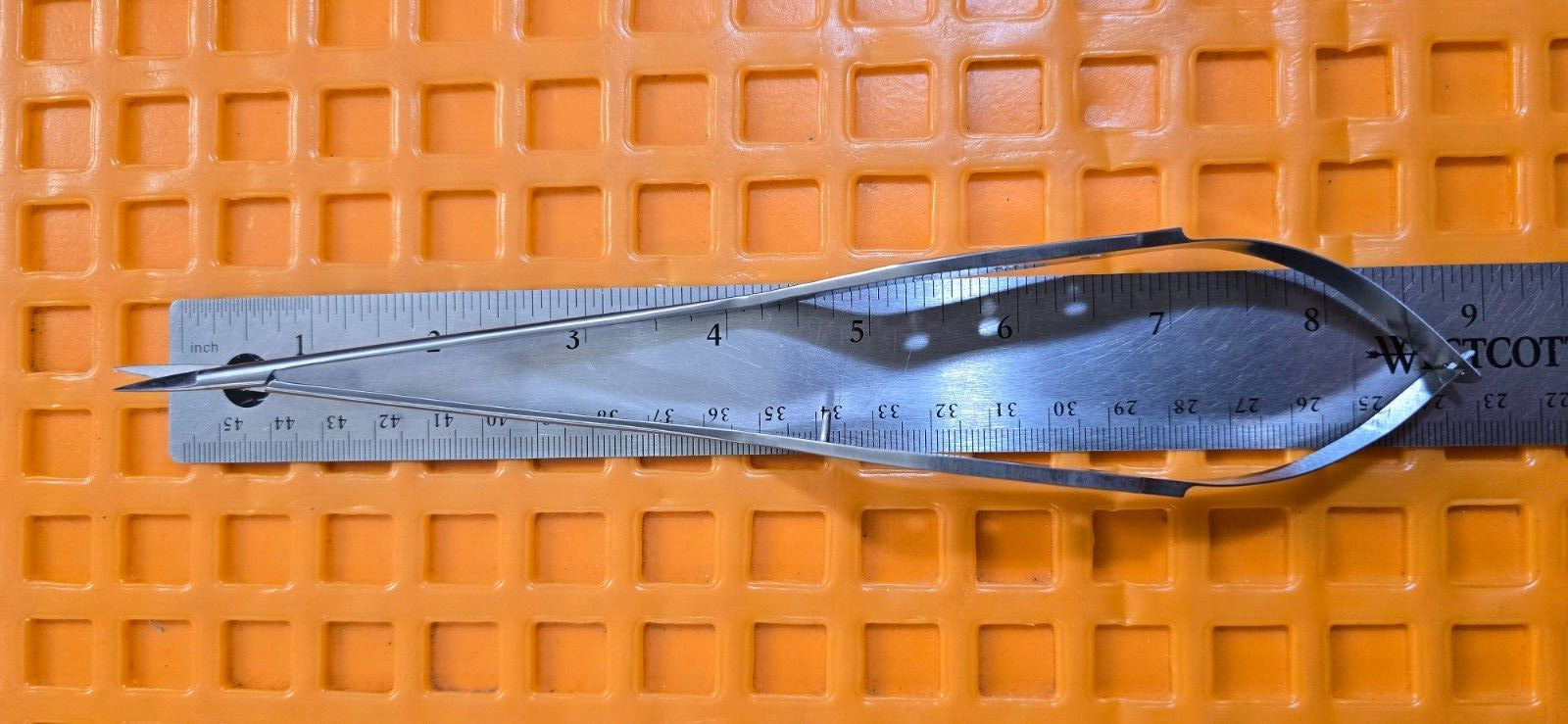 NL4005 Surgical Yasargil Micro Scissors 9" Straight Sharp Tips
