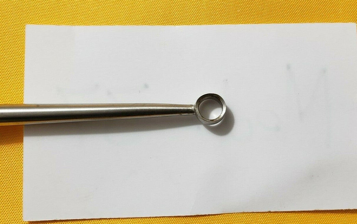 K-Medic KM 49-452 Surgical Orthopedic Cone Ring Curette 9" Straight #2
