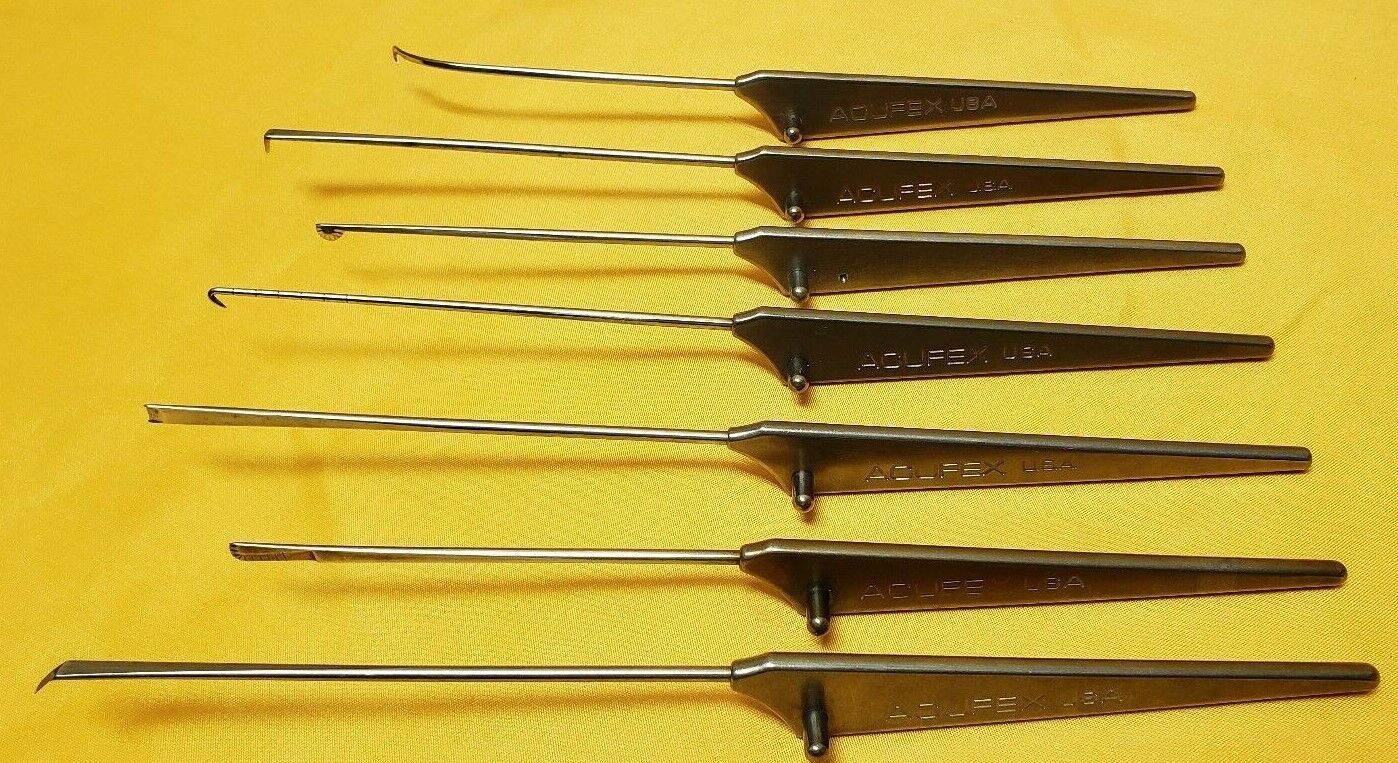 Acufex Arthroscopy & Sports Medicine Hook,Probe and Knives Set of 7