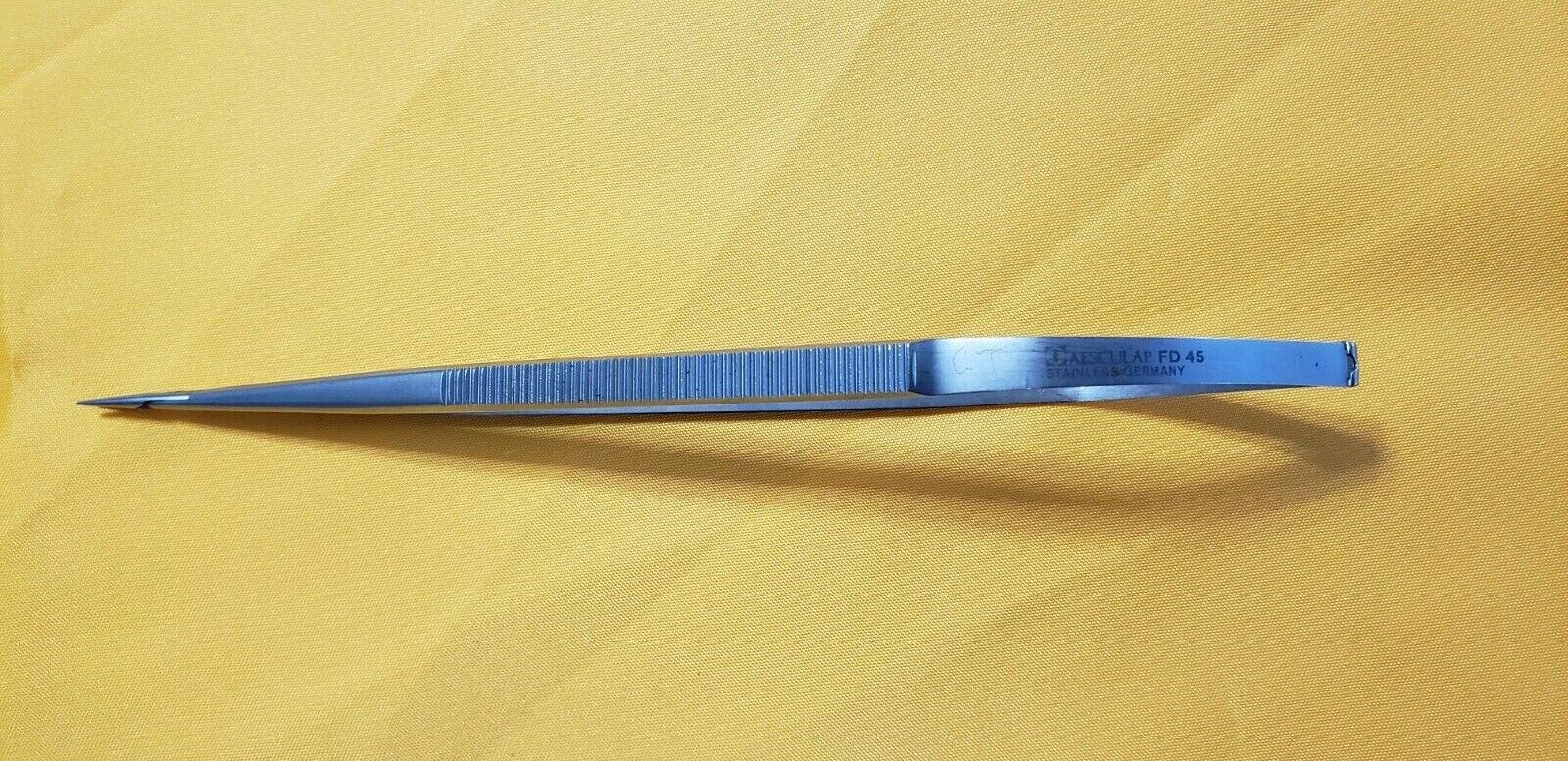 Aesculap FD45 Jacobson Micro Needle Holder 7.25" Smooth Jaw without Lock