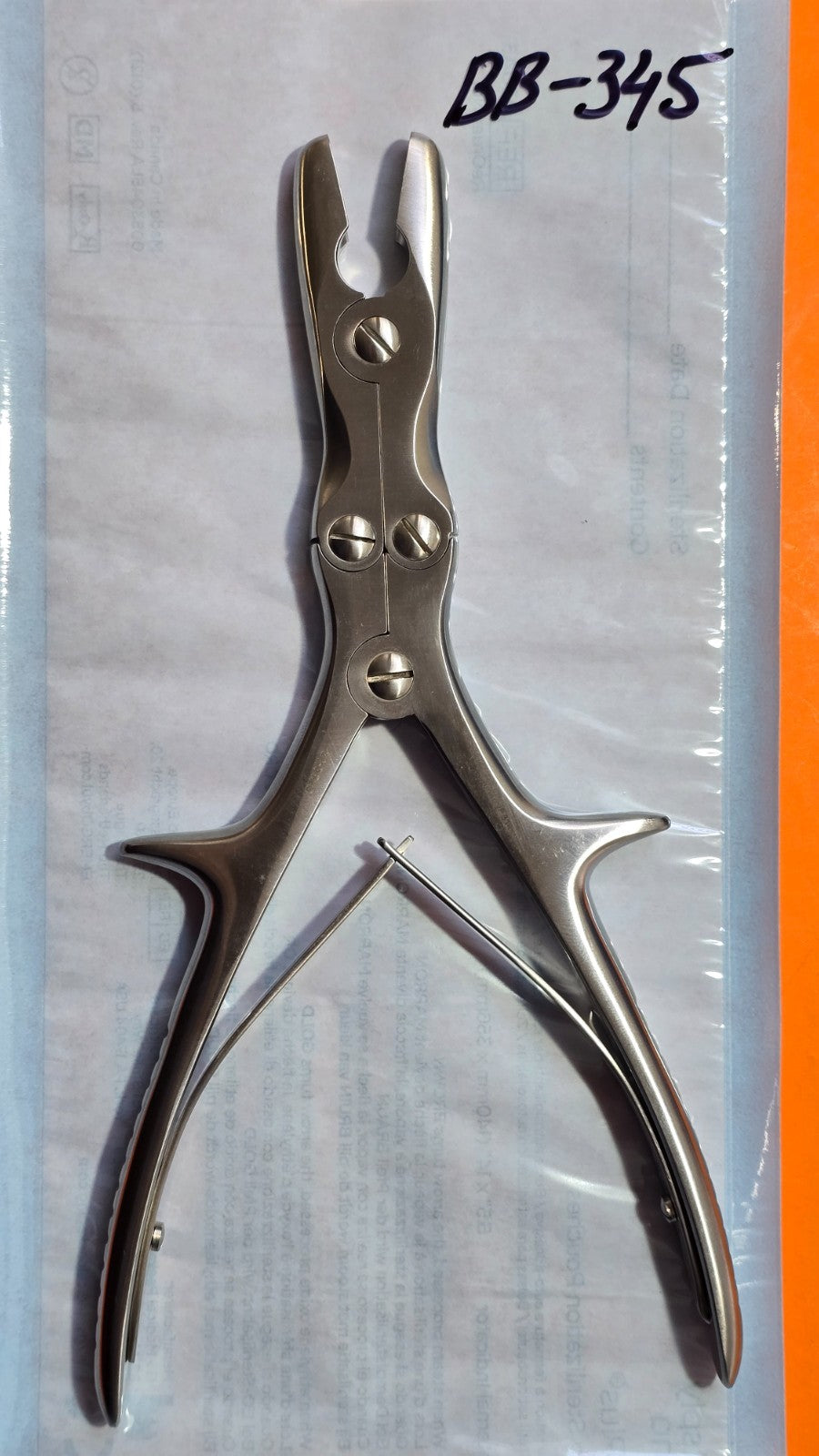 Symmetry Surgical 31-3023 Orthopedic Rongeur 9" Straight 10mm Double Action