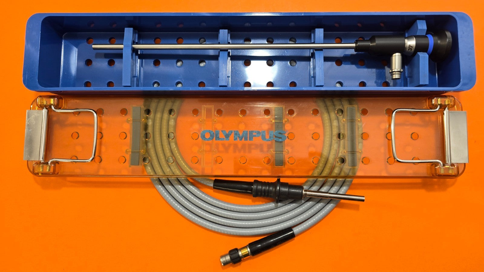 Olympus A4677A Hysteroscope 1.9mm x30° Autoclave & WA03210A Fiber Optic Cable