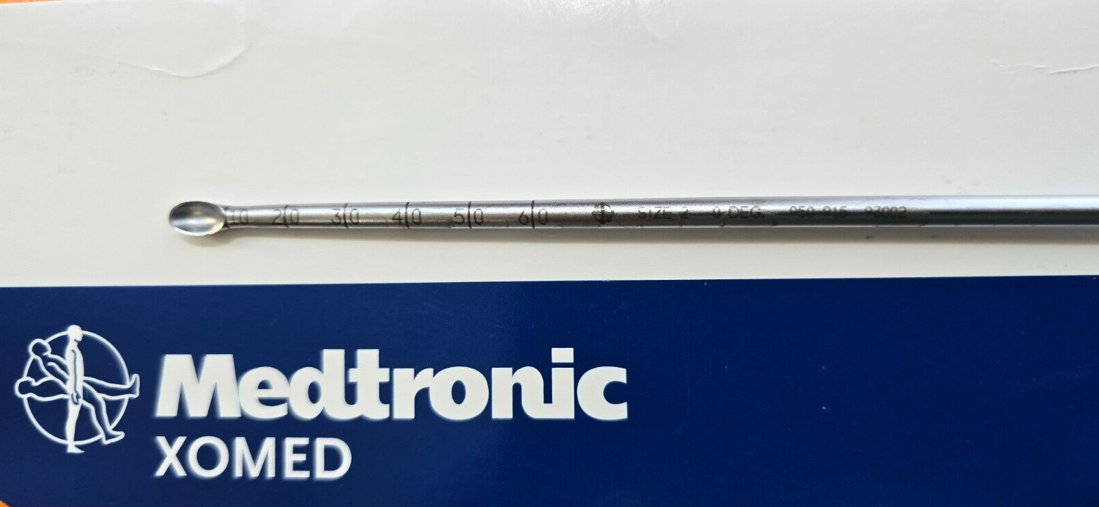 Medtronic 950-915 Surgical Orthopedic Curette Size 2 Oval Cup 0 Deg
