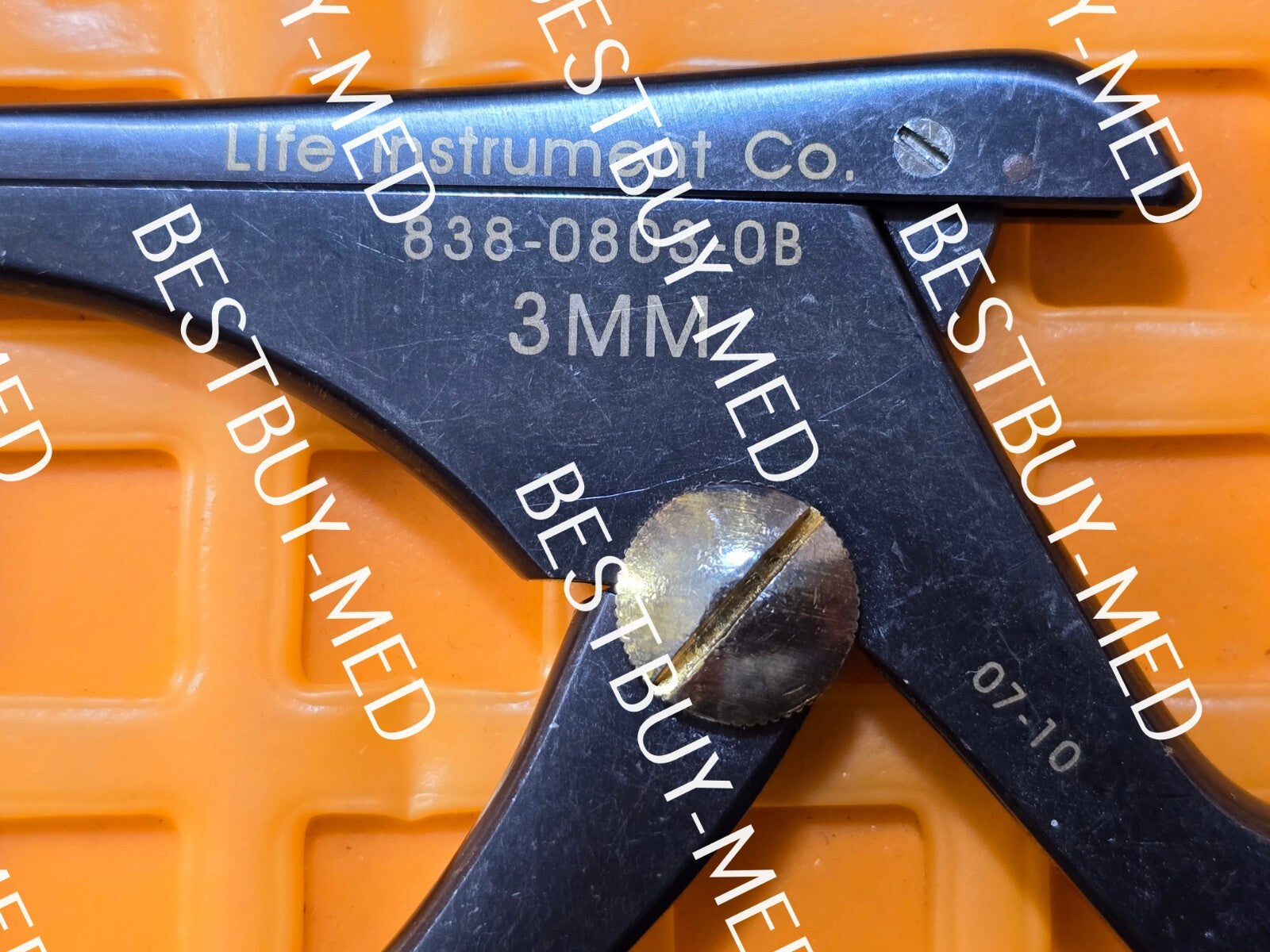 Life Instrument 838-0803-OB Ceramic Coated Kerrison Rongeurs 8" x 3mm x 45Degree