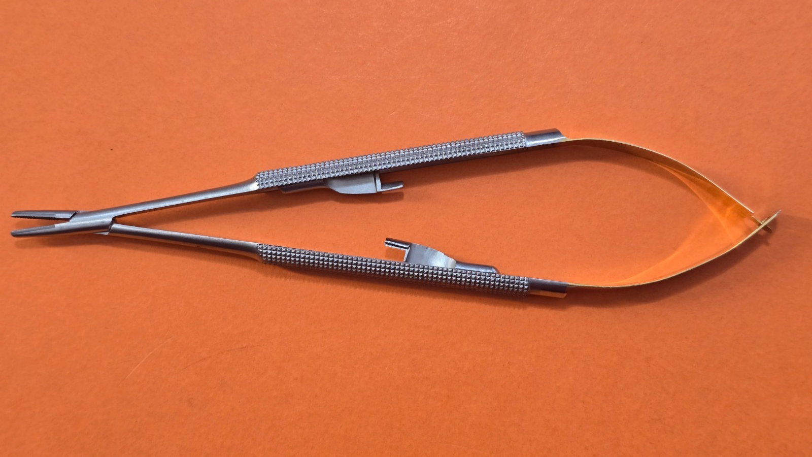 Turtle Surgical TC Castroviejo Needle Holder, 6" W-Lock Straight
