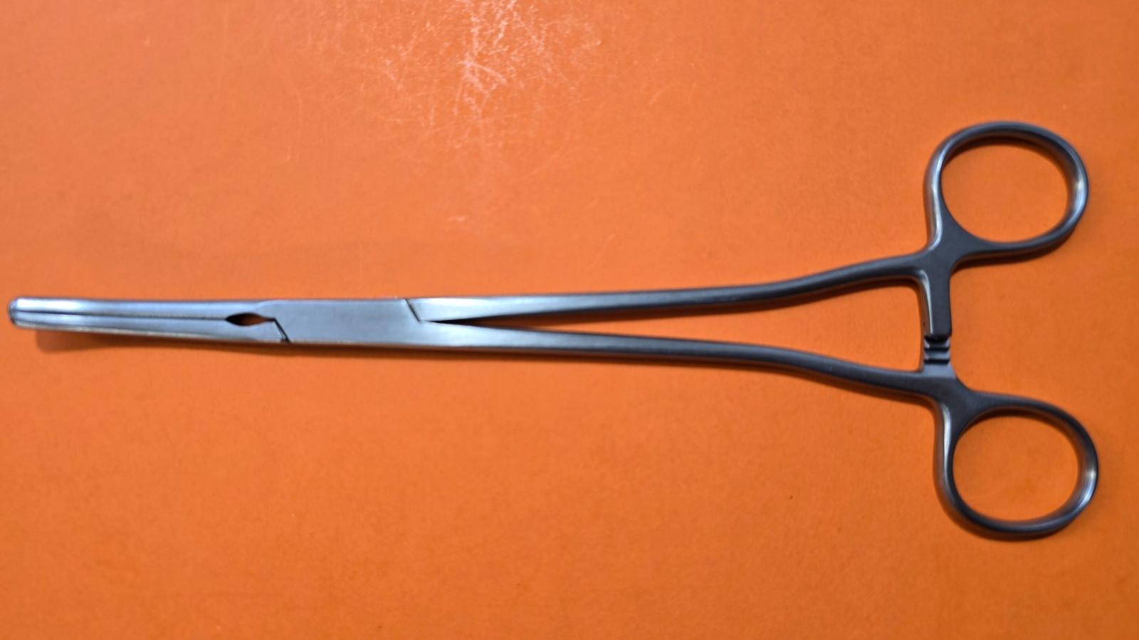 V. Mueller GL3600-002 Surgical Z-Hysterectomy Clamp Curved 8.5"