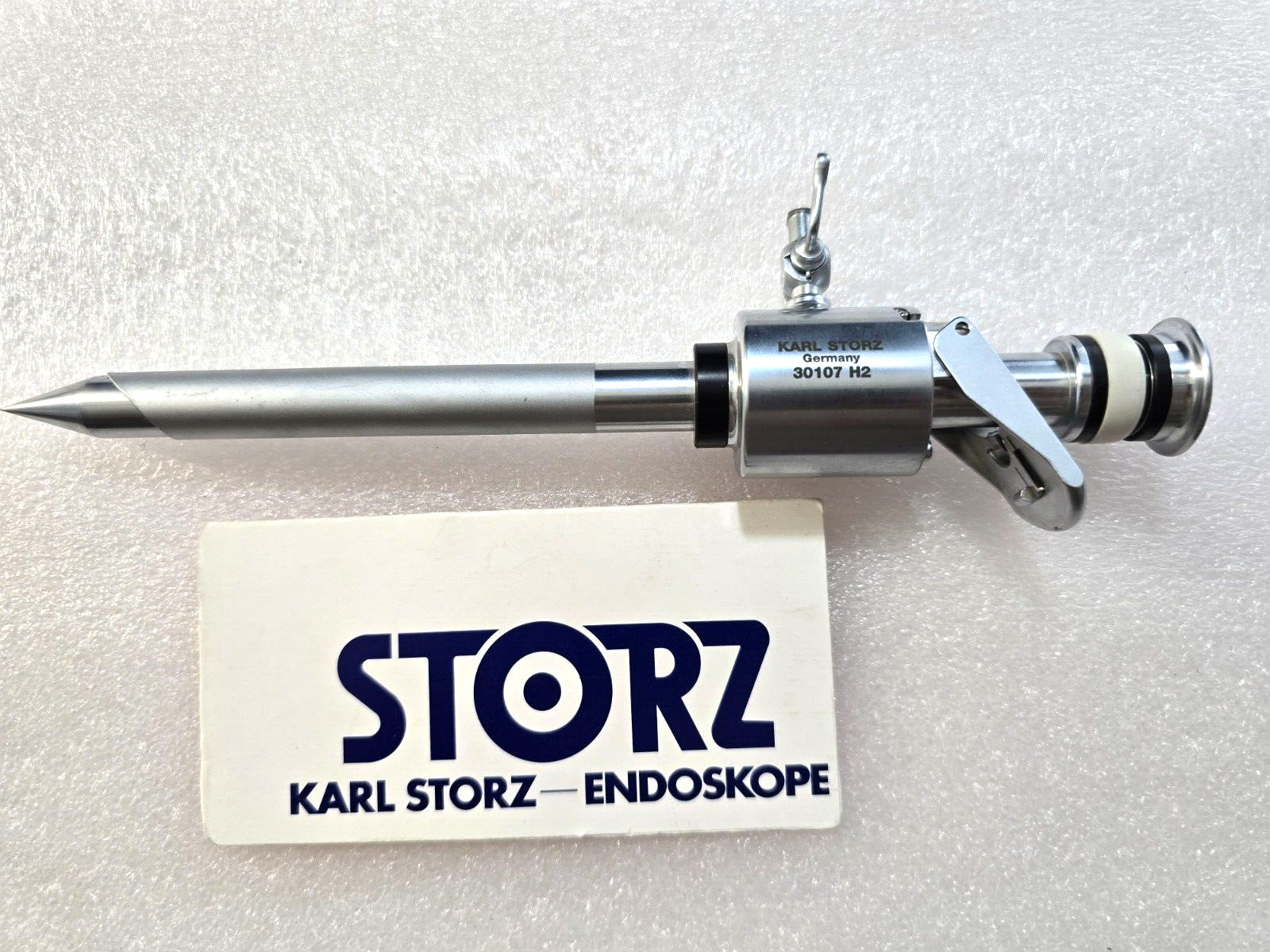 Karl Storz 30107 H2 Endoscopy Cannula 11mm with Sharp Tip Obturator