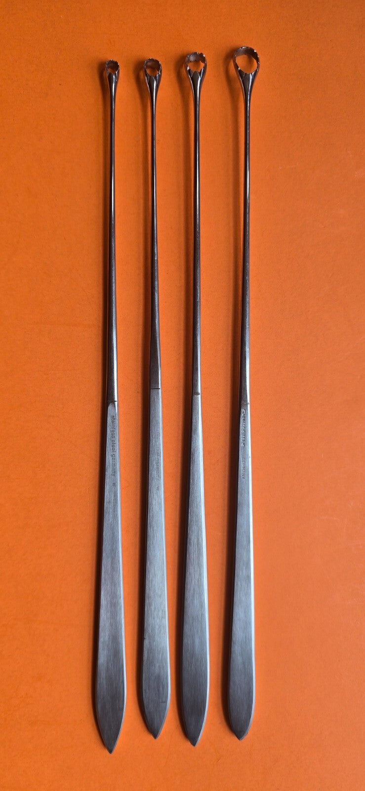 V. Mueller Surgical Kelly Uterine Curette Set Size 1,2,3,4