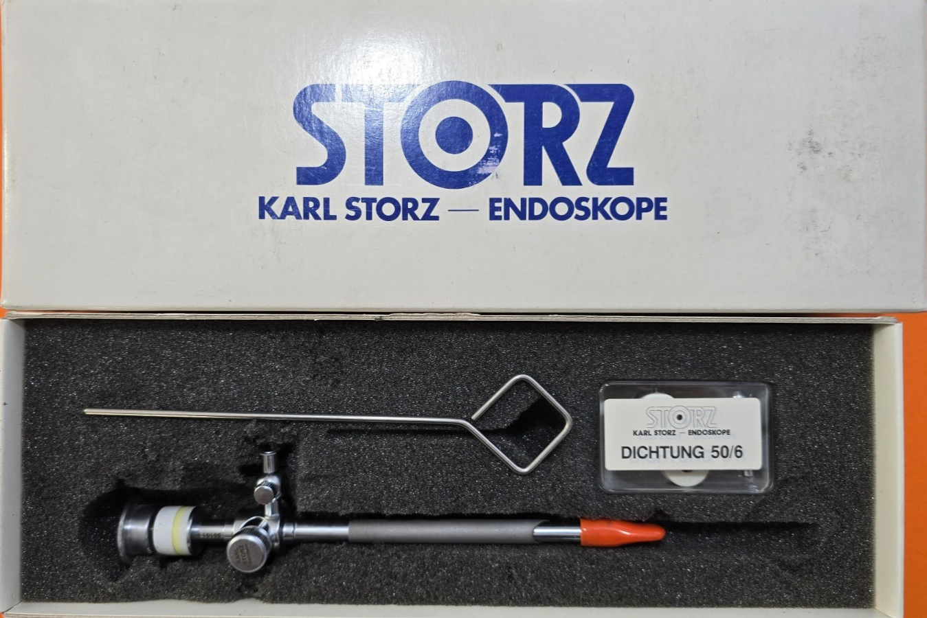 Karl Storz Trocar Cannula Sharp Tip Trumpet Valve 7mm x 8.5cm