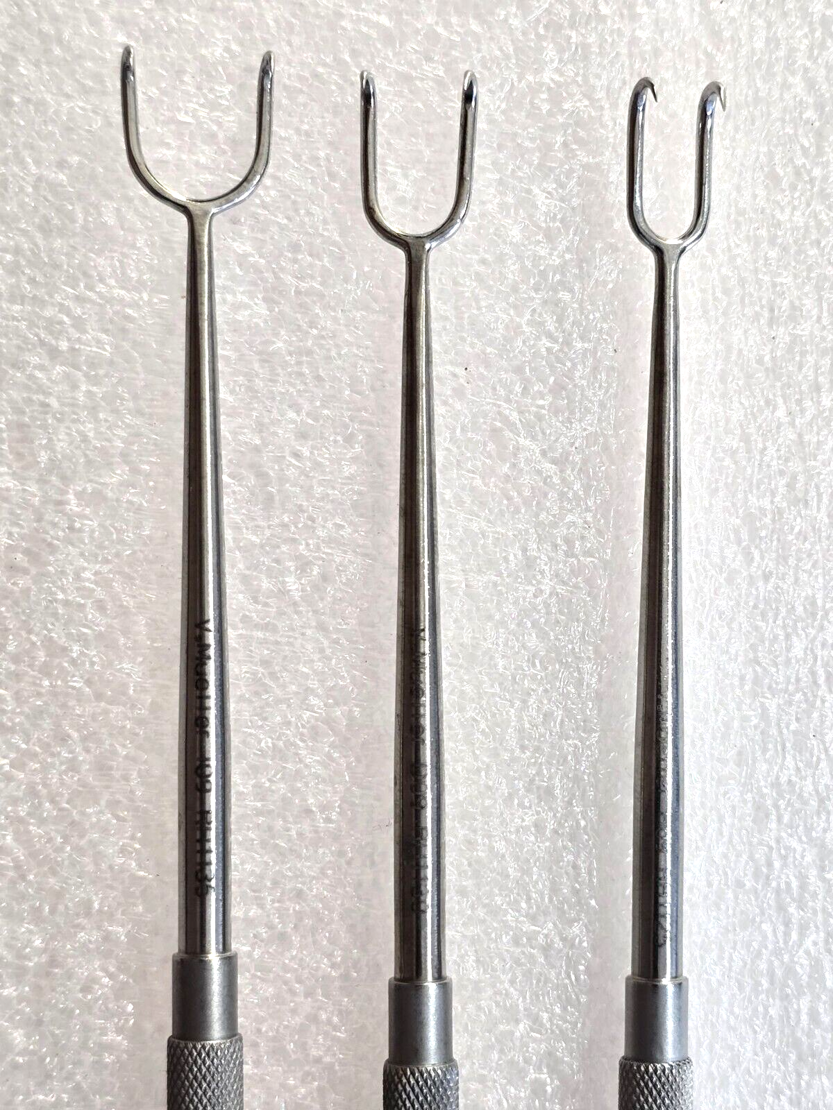 V.Mueller RH1135 Surgical Joseph Skin Hook 6.25" Double Prong 5,7,10mm Set