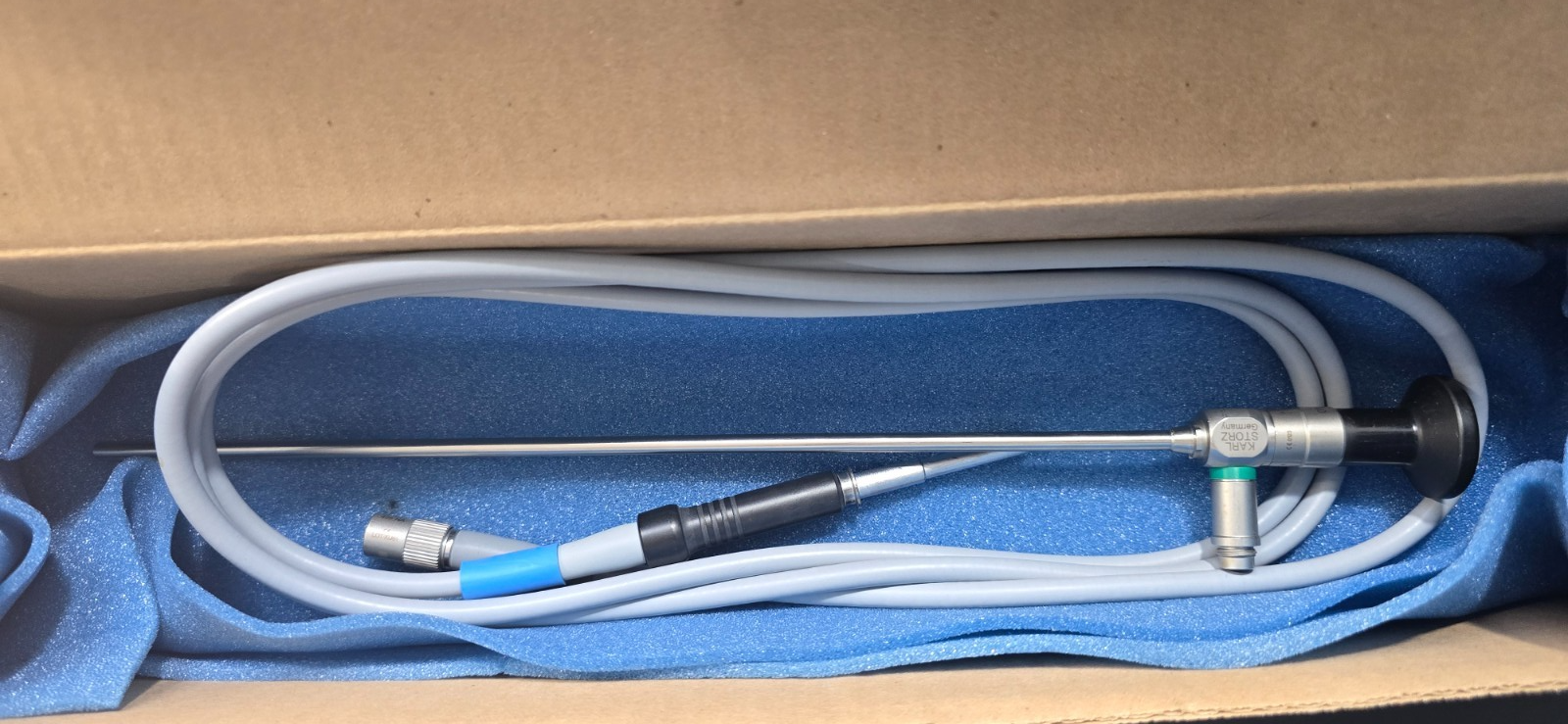 Karl Storz 5mm x 0* x 29cm Telescope Autoclave & 495NA Fiber Optic Cable