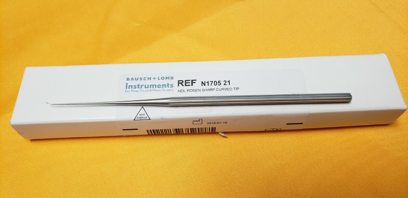 BAUSCH+LOMB Storz N1705 21 Ophthalmic Rosen Sharp Curved Tip Elevator.