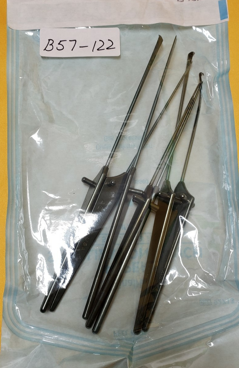 Acufex Arthroscopy & Sports Medicine Hook,Probe and Knives Set of 7