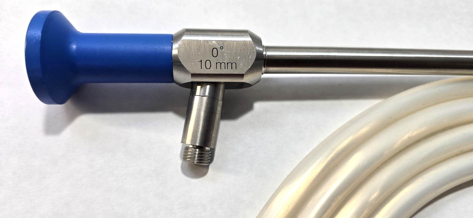 Stryker 502-457-010 Laparoscope 10mm x 0* &233-050-064 Fiberoptic Cable.