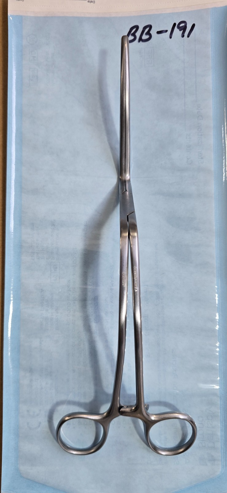 Pilling Surgical Debakey Aorta Clamp 9.5" Curved Shanks Angled Jaws
