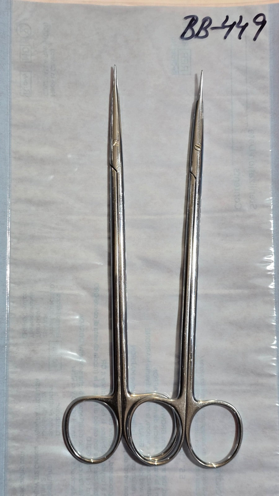 Jarit 100-302 Surgical Jamison Metzenbaum Scissors 7" Curved Narrow Blades