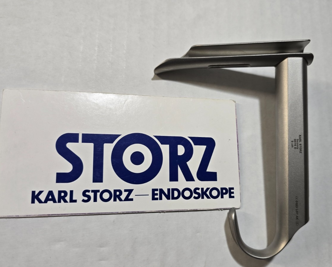 Karl Storz 8576 D Surgical Parson Laryngoscope Infant 9cm