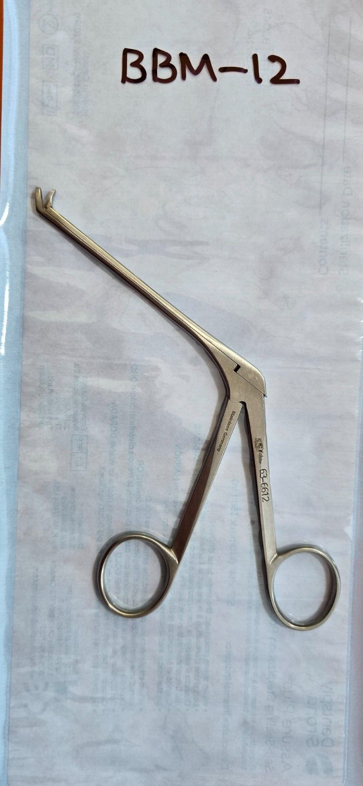 SSI Ultra 63-6612 Surgical Weil-Blakesley Forceps 7.25" 3.5mmx185mm Angle Tip