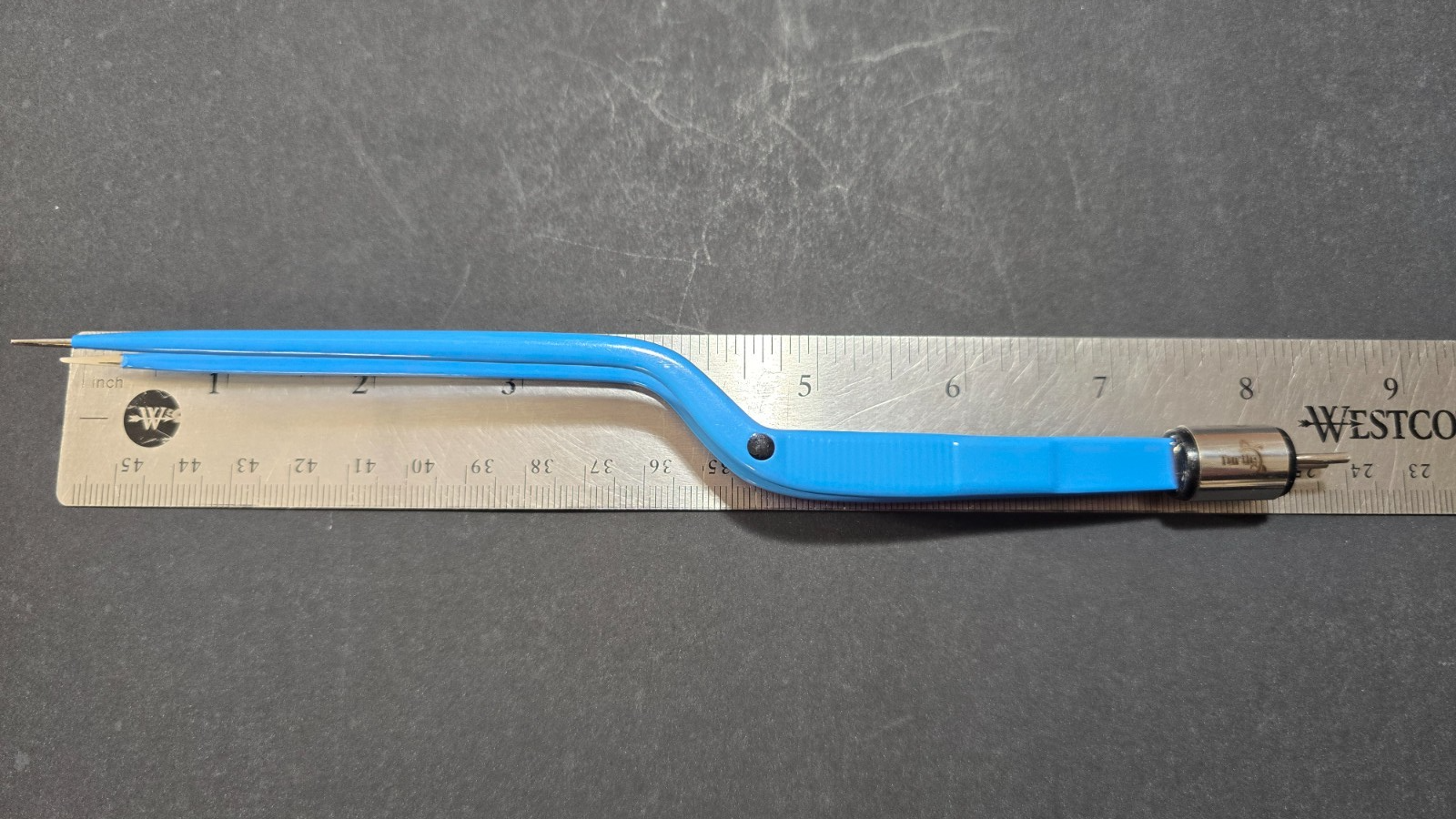 Turtle Surgical Bayonet Bipolar Forceps 8.5" Non Stick & Valleylab Bipolar Cord
