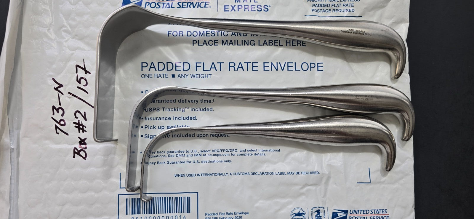 Jarit 200-190 ,200-191,200-192 Surgical Meyerding Retractor Set of 3