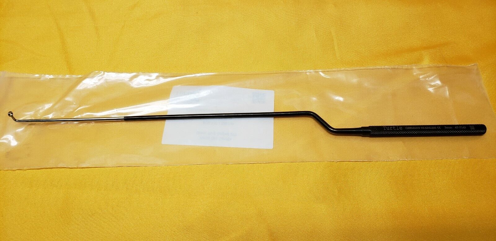 67-7143 Orthopedic Neuro Opti-Length Hardy Curette 3mm Ring Bayonet 330mm/13"