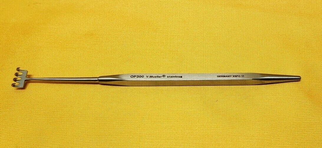 V.Mueller OP300 Knapp Lacrimal Retractor 4 prongs Sharp Ophthalmic Instruments