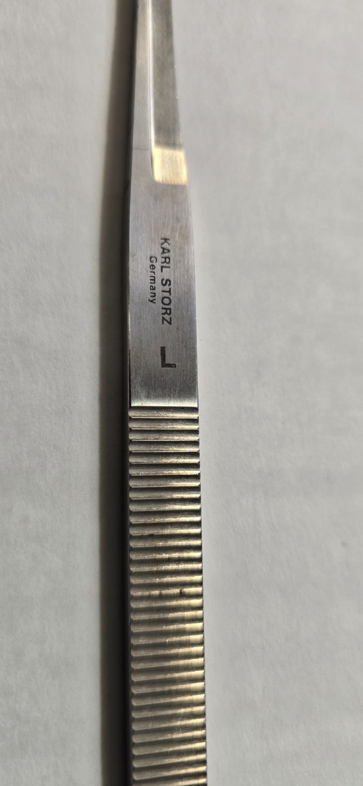Karl Storz 48930 Surgical SILVER Osteotome 7" Single Guard Left Curved